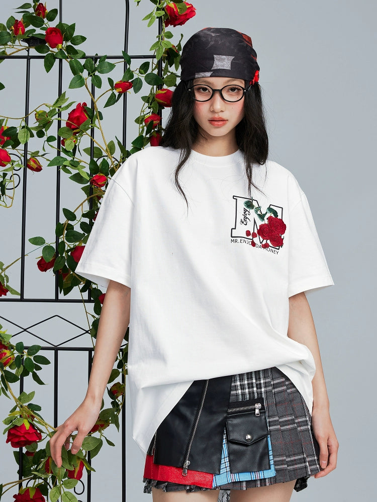 MEDM Big M Rose Flower Logo Tee | Face 3 Face