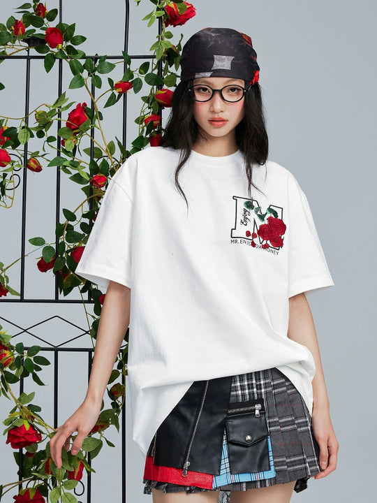 MEDM Big M Rose Flower Logo Tee | Face 3 Face