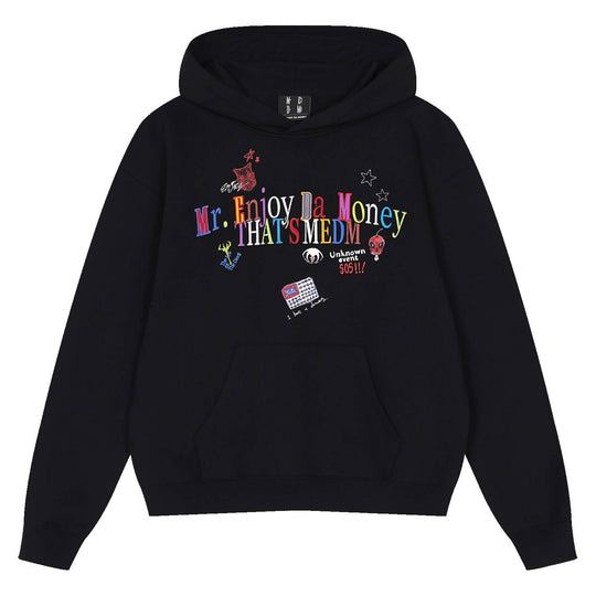 MEDM 3D Colorful Graffiti Logo Embroidered Hoodie | Face 3 Face