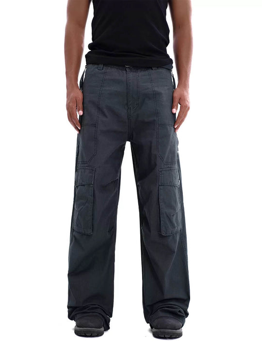 F3F Select Multi Pocket Side Zipper Work Cargo Pants