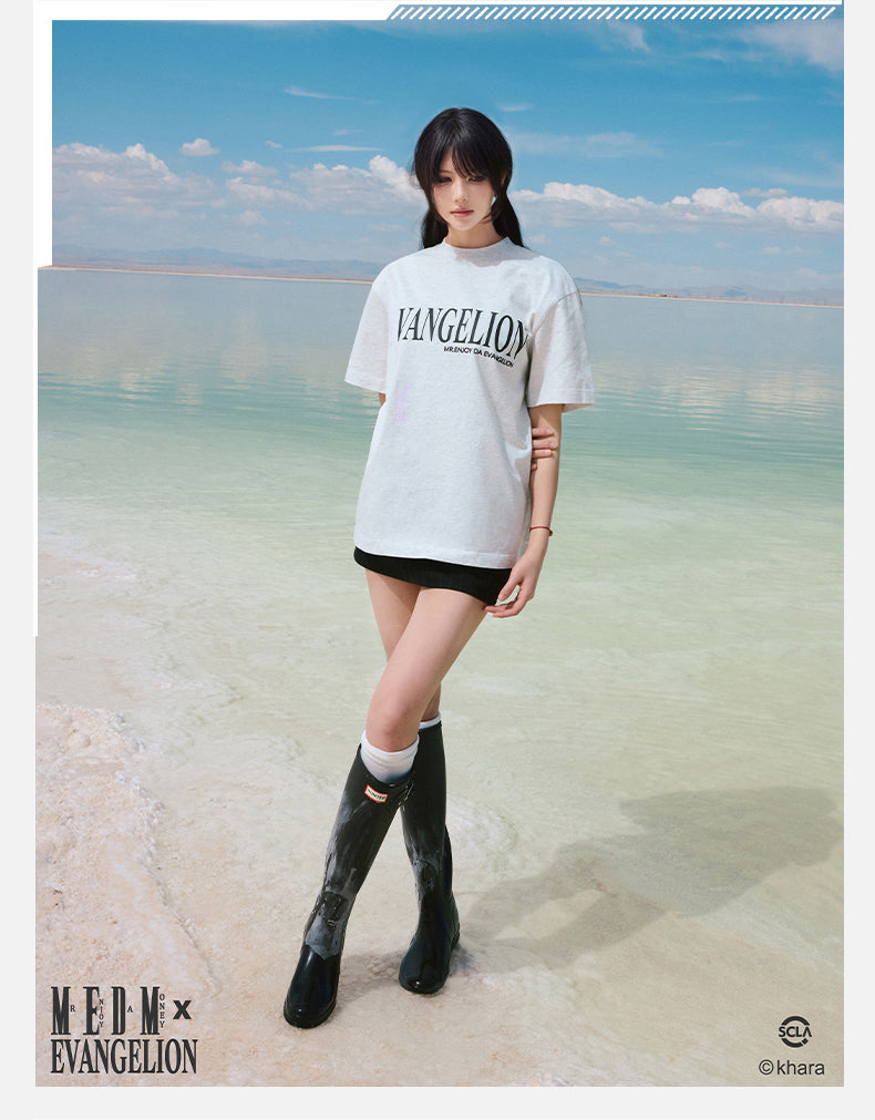 MEDM x EVA Basic Letter Logo Tee | Face 3 Face