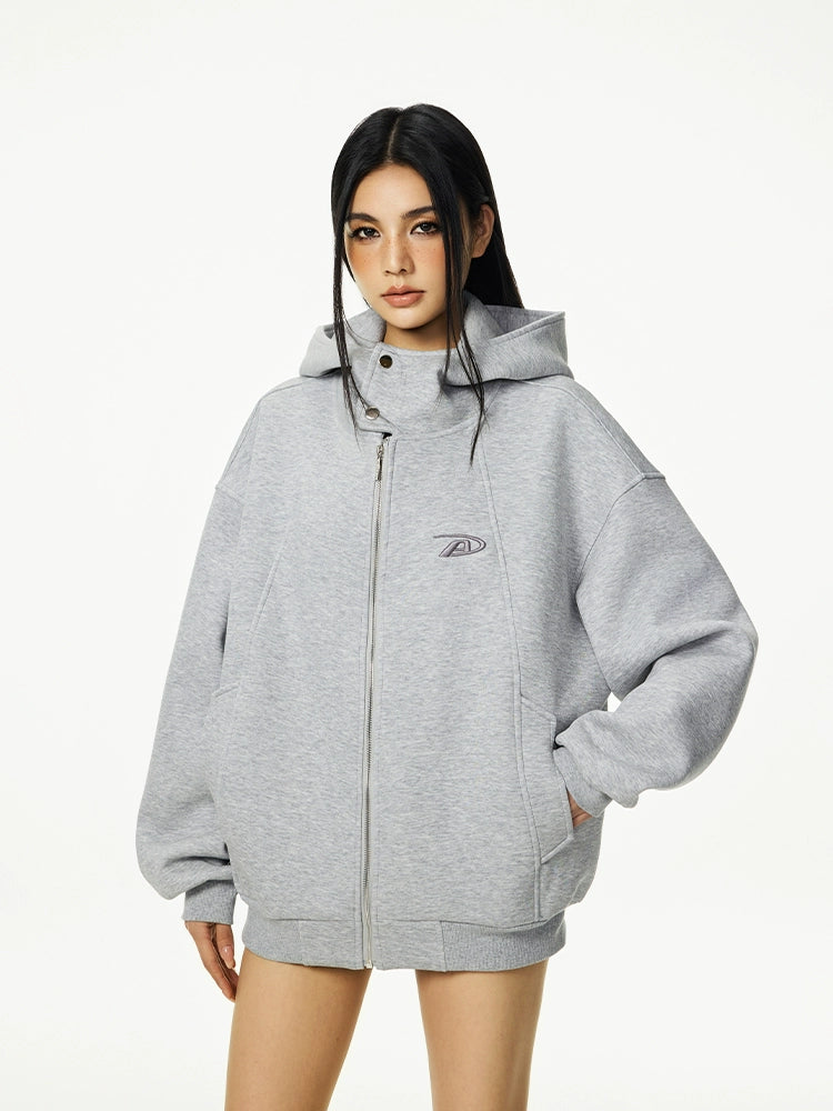 Achock Snap Button Zip Up Hooded Jacket | Face 3 Face