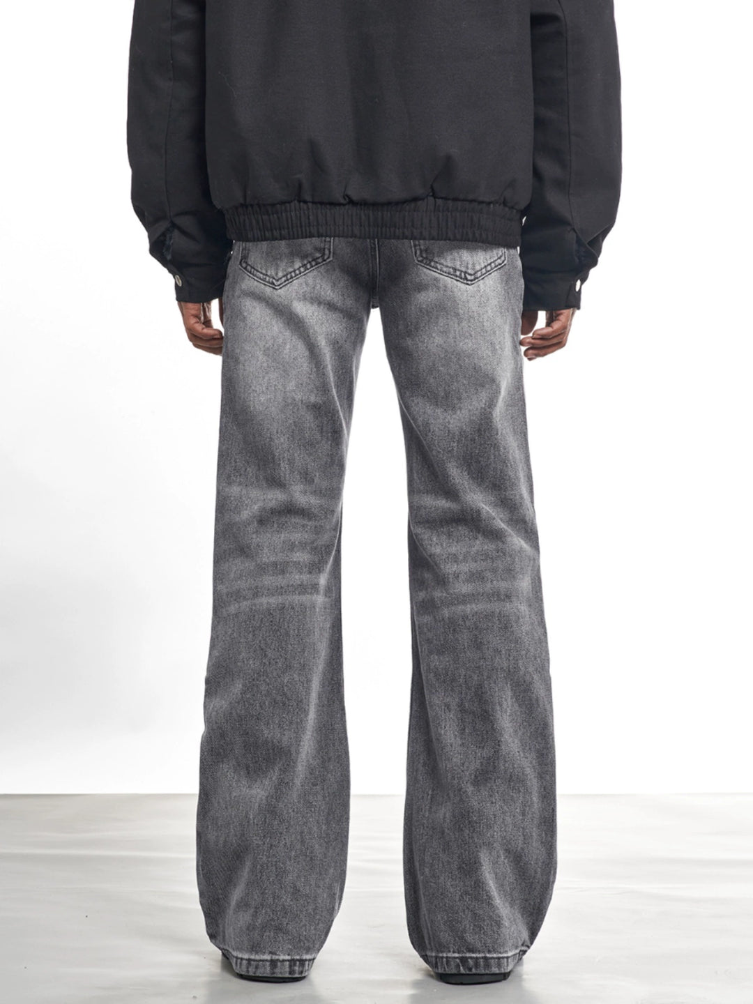 F3F Select Basic Black Gray Washed Jeans | Face 3 Face