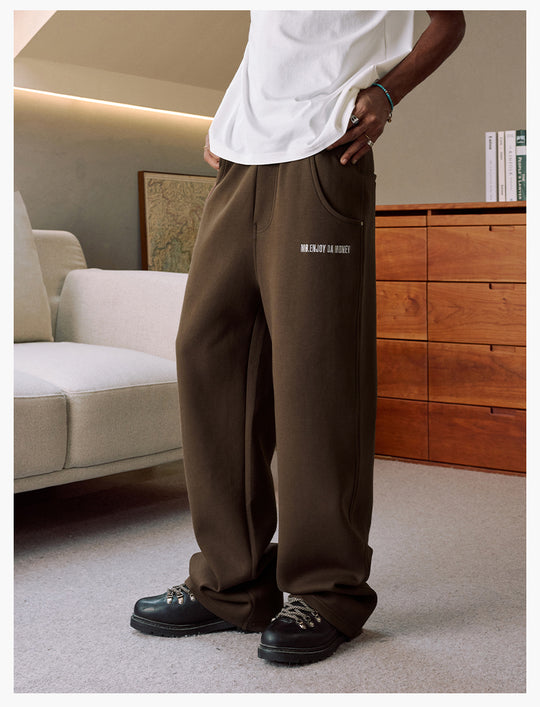 MEDM Basic Air Layer Baggy Sweatpants | Face 3 Face