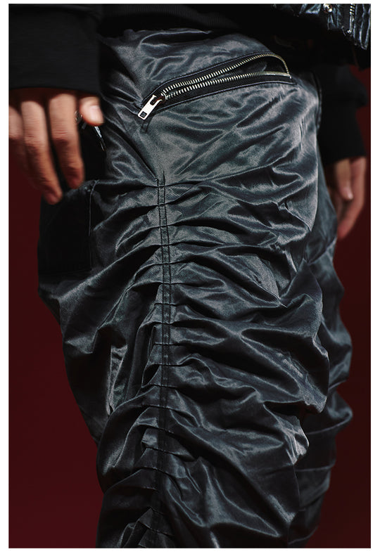 Remedy Heavy Pleated Zipper Pants | Face 3 Face