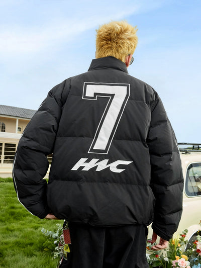 Harsh and Cruel Football Club Embroidered Down Jacket | Face 3 Face