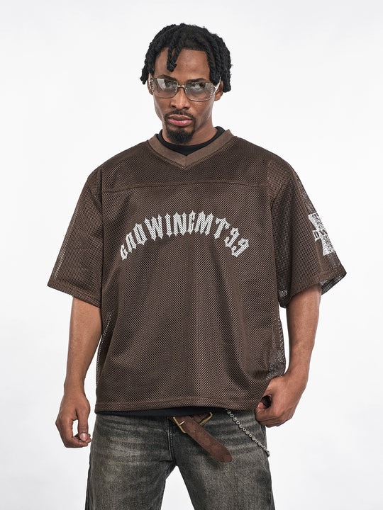 F3F Select Cross Print Mesh Jersey | Face 3 Face