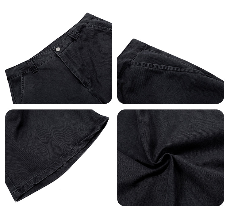 F3F Select Navy Blue Pleated Casual Pants | Face 3 Face