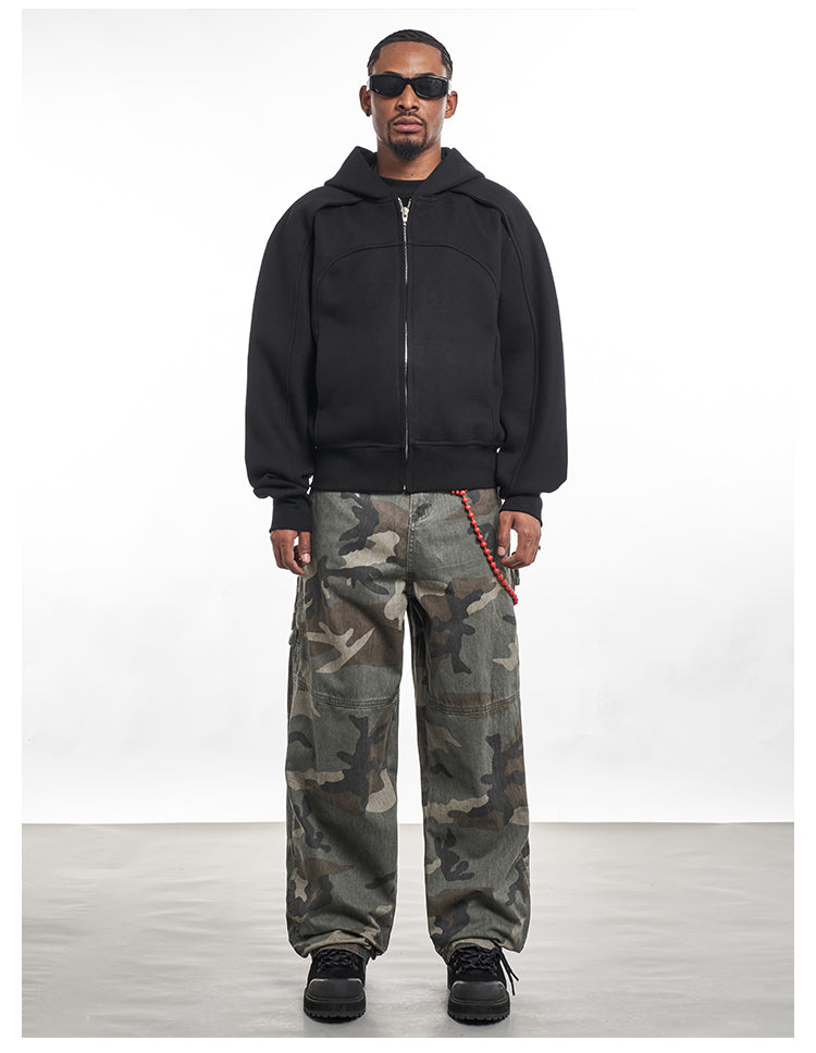 F3F Select Camouflage Work Baggy Jeans | Face 3 Face