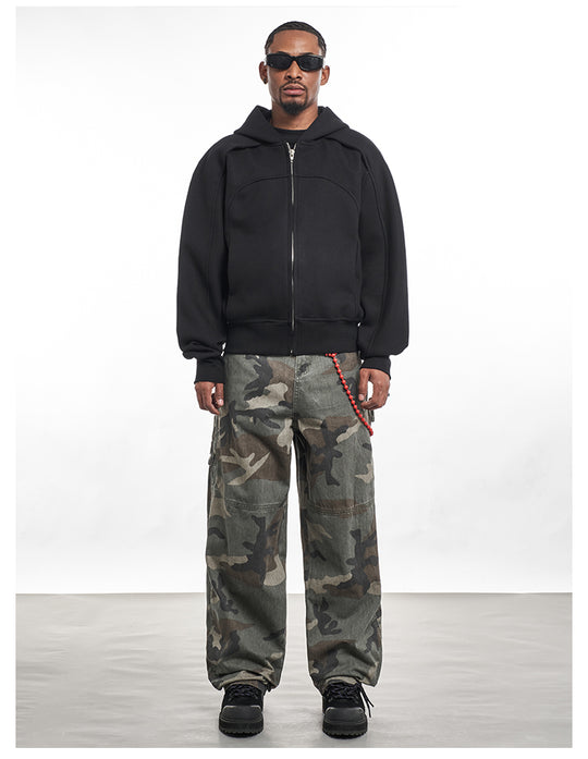 F3F Select Camouflage Work Baggy Jeans | Face 3 Face