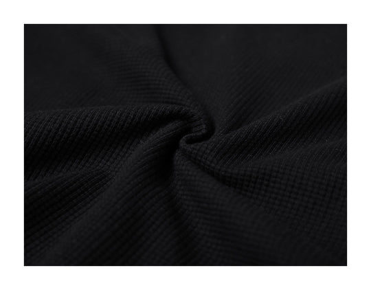 KARMANISTIC Printed Waffle Long Sleeve Tee | Face 3 Face