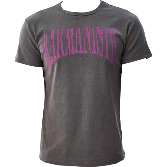 KARMANISTIC Letter Logo Print Slim Tee | Face 3 Face