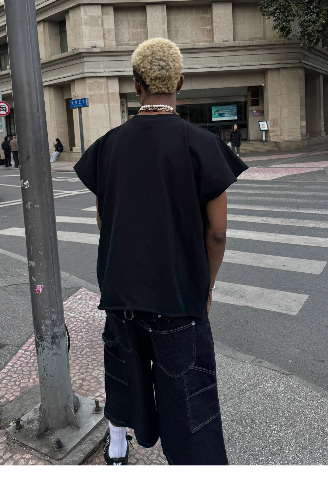 STEEPC Aged Printed Sleeveless Tee | Face 3 Face