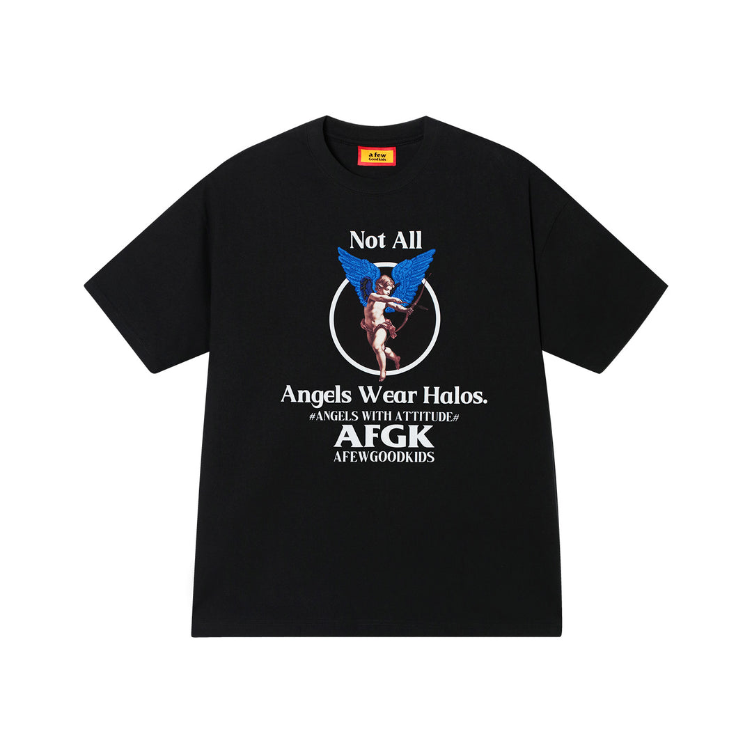 AFGK Archery Angel Embroidered Print Tee | Face 3 Face