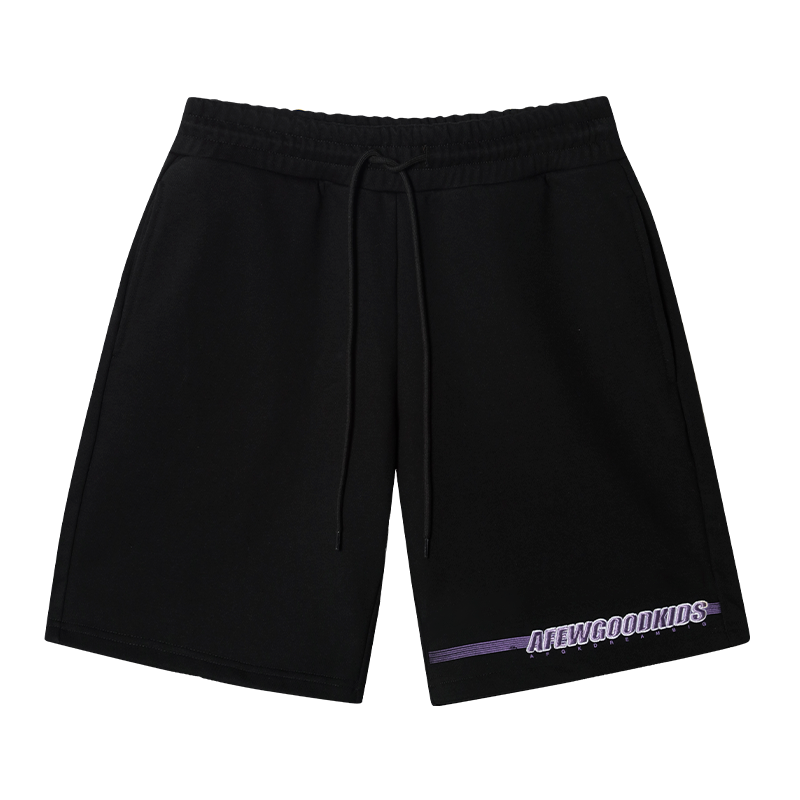 AFGK Embroidery Gradient Sports Sweat Shorts | Face 3 Face