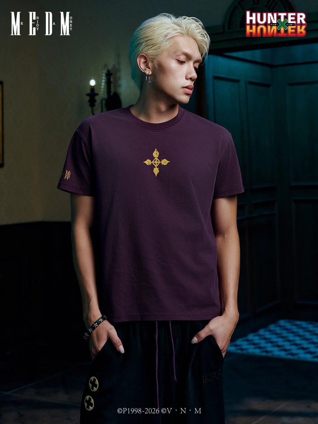 MEDM × HUNTER×HUNTER Icon and Spider Print Short Sleeve Tee | Face 3 Face