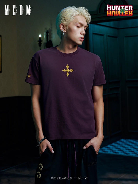 MEDM × HUNTER×HUNTER Icon and Spider Print Short Sleeve Tee | Face 3 Face