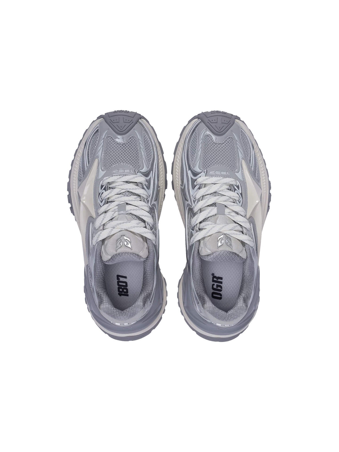 1807 × OGR Infinite Star Meteor Rattlesnake Dad Sneakers | Face 3 Face