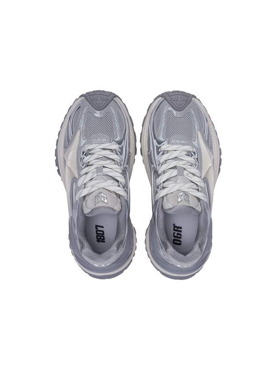 1807 × OGR Infinite Star Meteor Rattlesnake Dad Sneakers | Face 3 Face