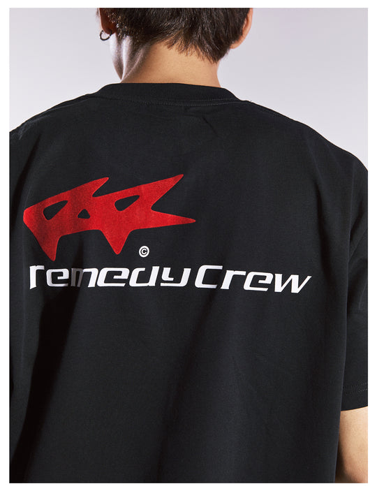 Remedy Flocking Logo Print Tee | Face 3 Face