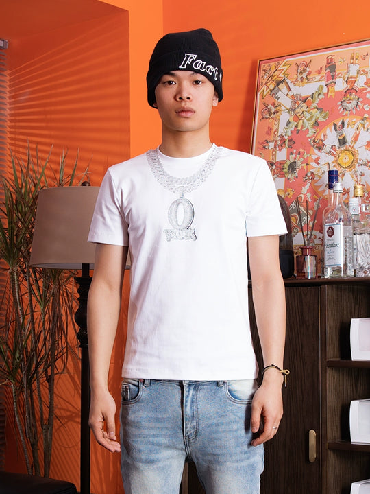 TGFCLUB Jewelry Graphic Print Tee | Face 3 Face