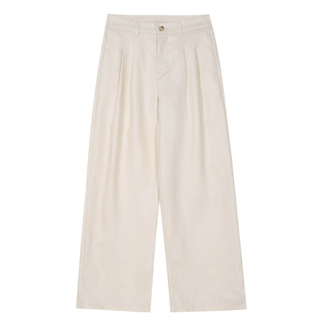 MEDM Linen Double Pleat Suit Pants | Face 3 Face