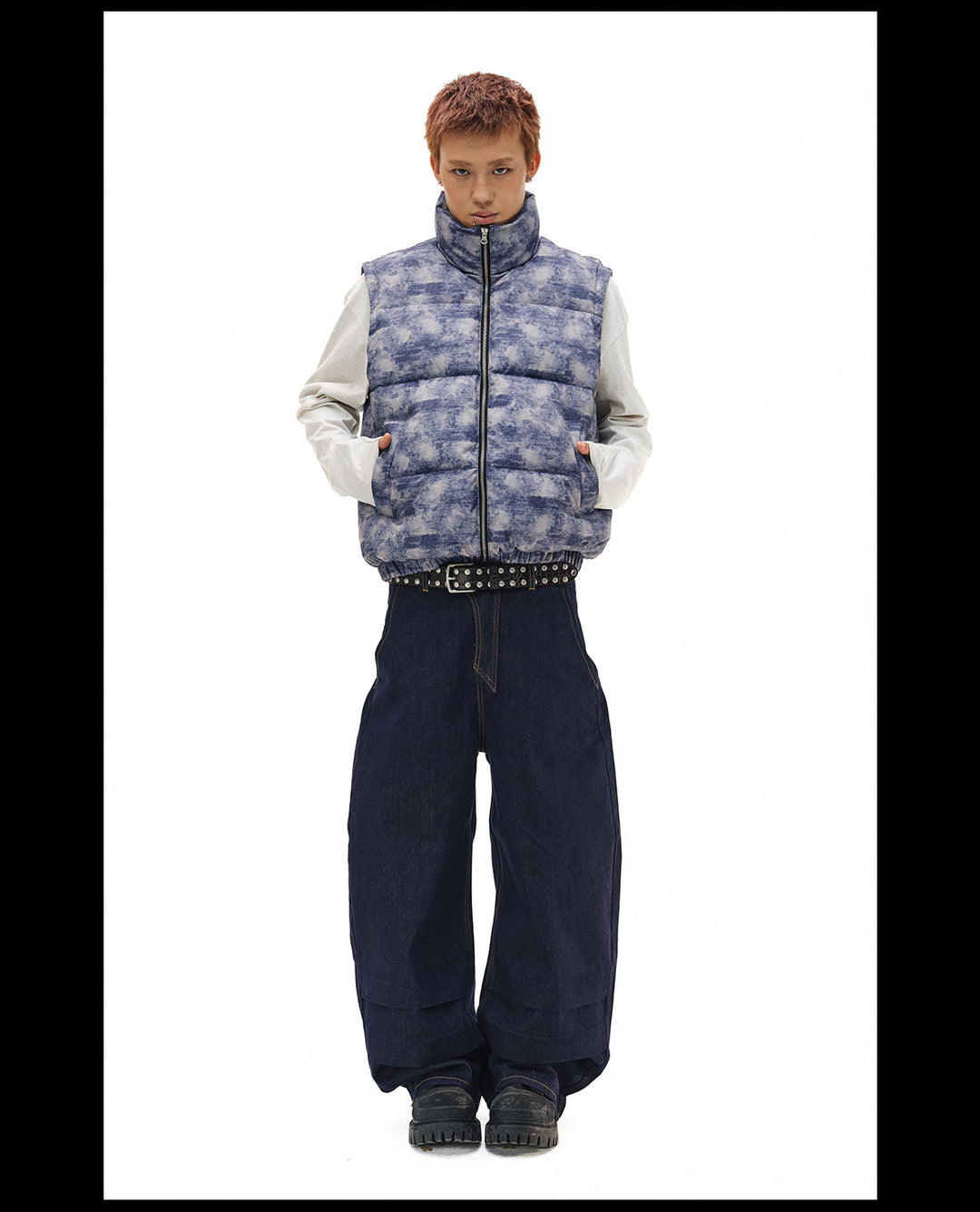 NOVACAM Digital Print Puffer Vest | Face 3 Face