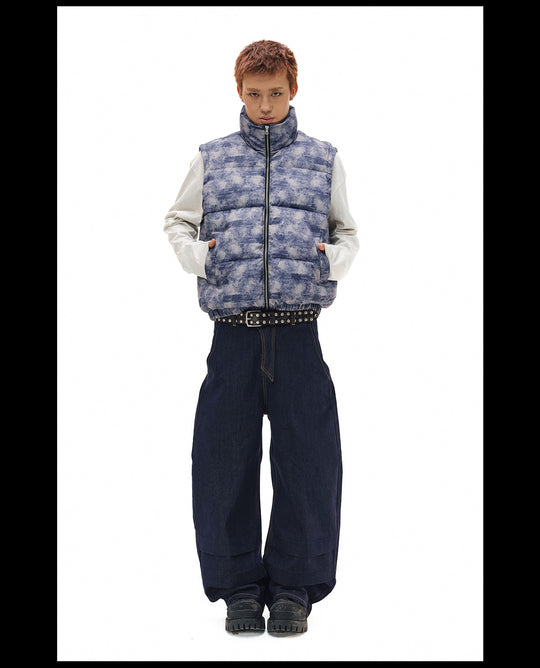 NOVACAM Digital Print Puffer Vest | Face 3 Face