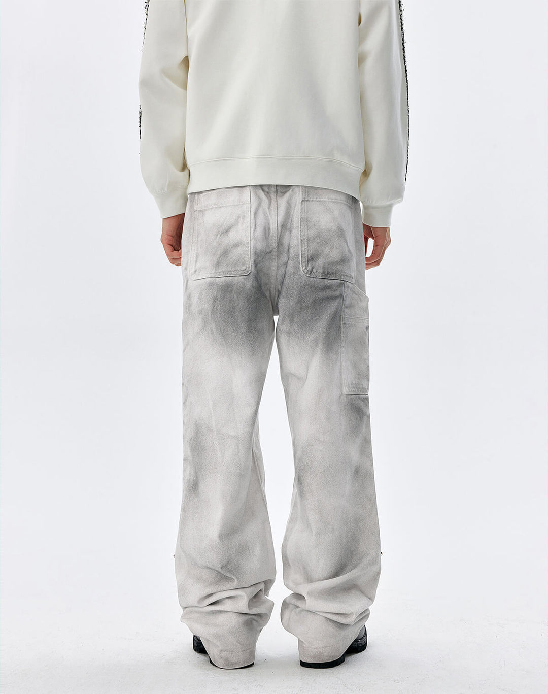 MEDM Gemstone Studded Double Knee Washed Jeans | Face 3 Face