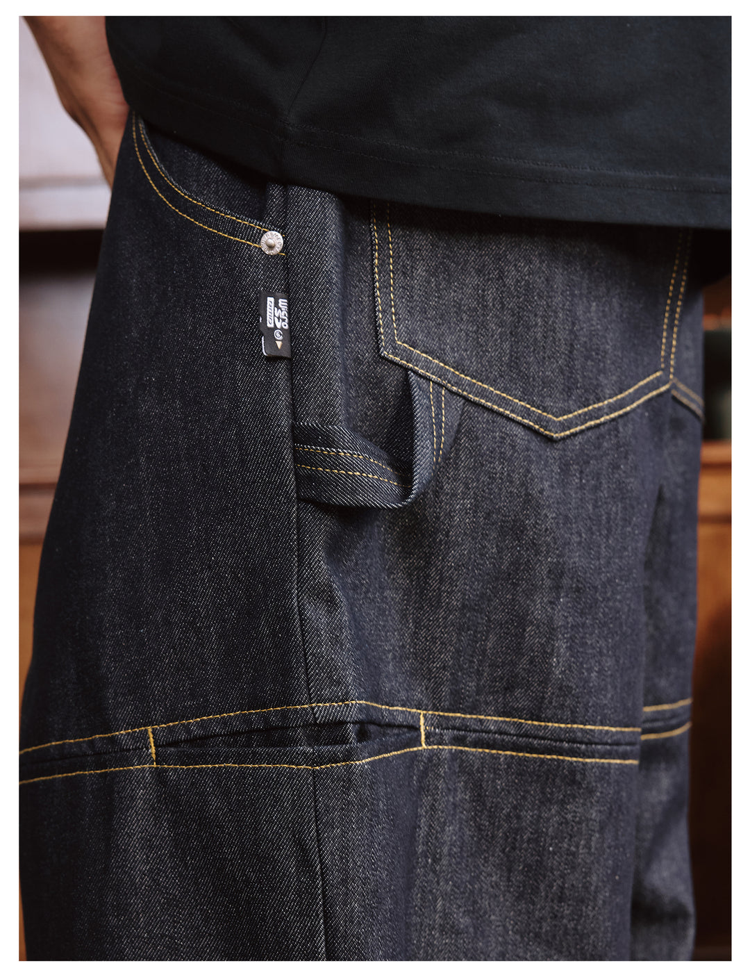 Remedy Stitched Side Pocket Baggy Jeans | Face 3 Face