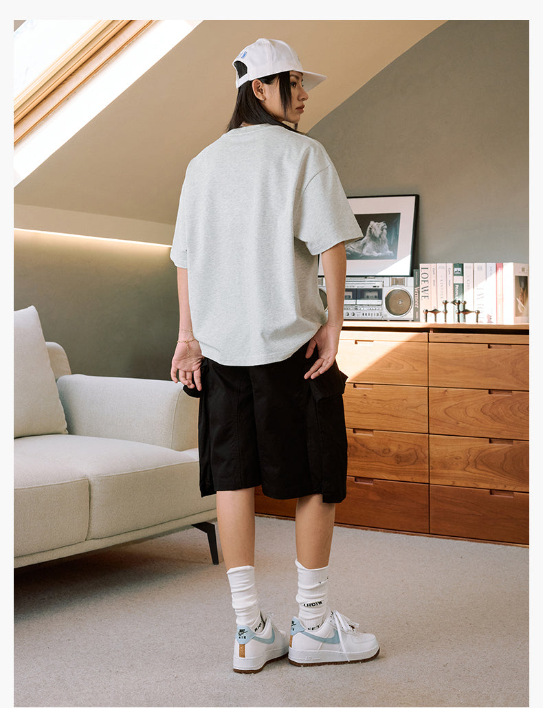 MEDM Flower Terry Logo Embroidery Tee | Face 3 Face