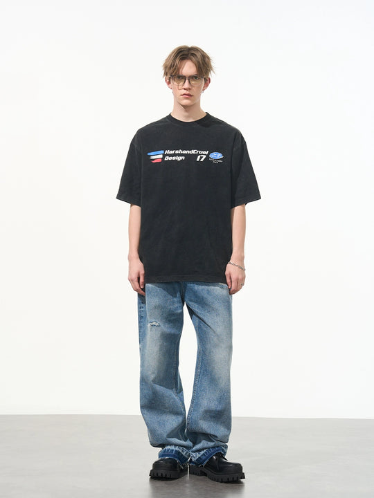 Harsh and Cruel Washed Logo Tee