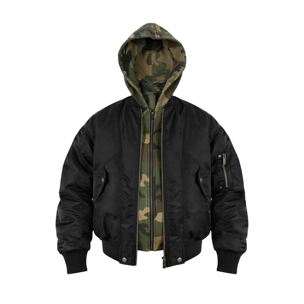 ANTIDOTE Reversible Camouflage MA-1 Bomber Jacket | Face 3 Face