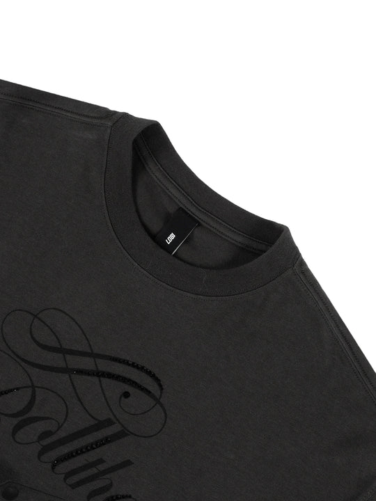 1807 Dice Flower Rhinestone Tee | Face 3 Face