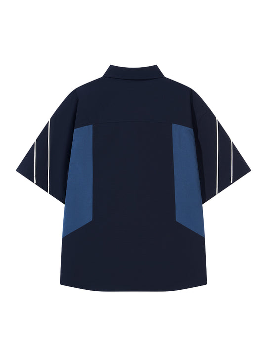 BLIND NO PLAN EXITMODE Colorblocked Sports Shirt | Face 3 Face