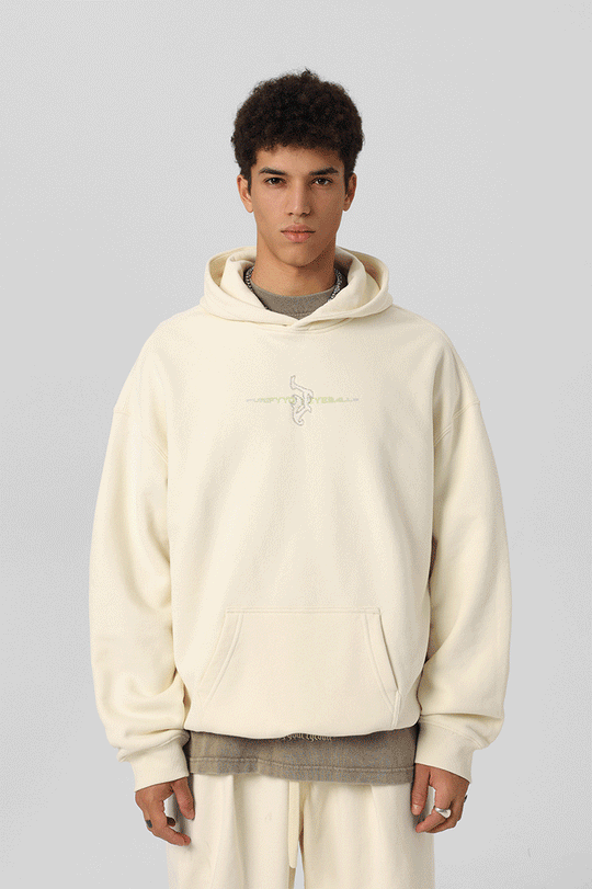 JHYQ Embroidered Beaded Logo Hoodie