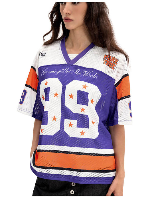 F3F Select Star 99 Numbering Color Block Mesh Short Sleeve Jersey | Face 3 Face