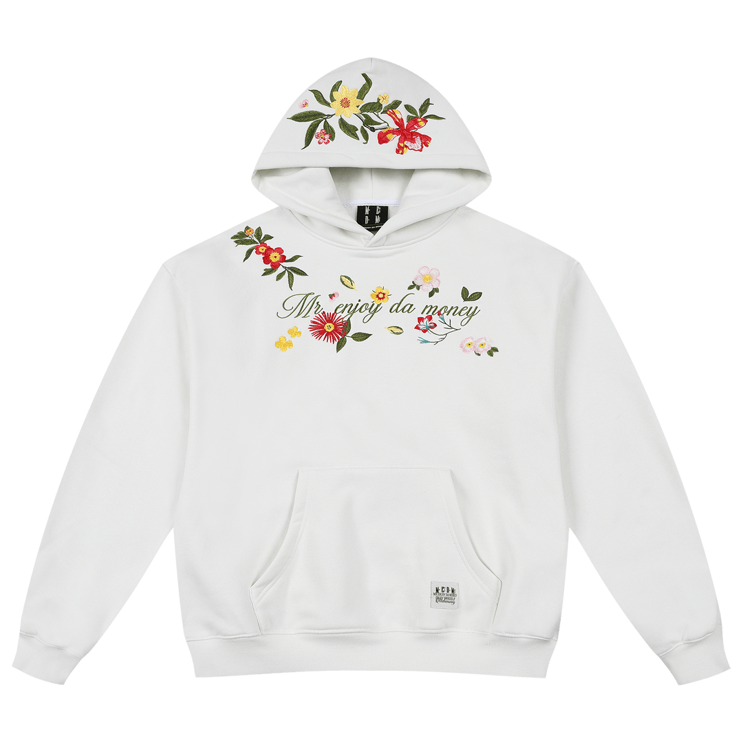 MEDM Colorful Floral Embroidered Hoodie | Face 3 Face