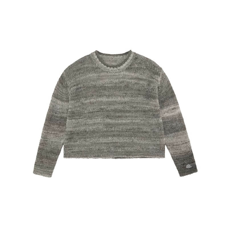 EVILKNIGHT(EK) Gradient Striped Knit Sweater | Face 3 Face
