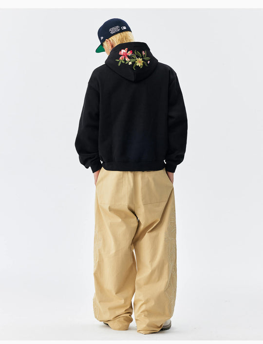 MEDM Colorful Floral Embroidered Hoodie | Face 3 Face