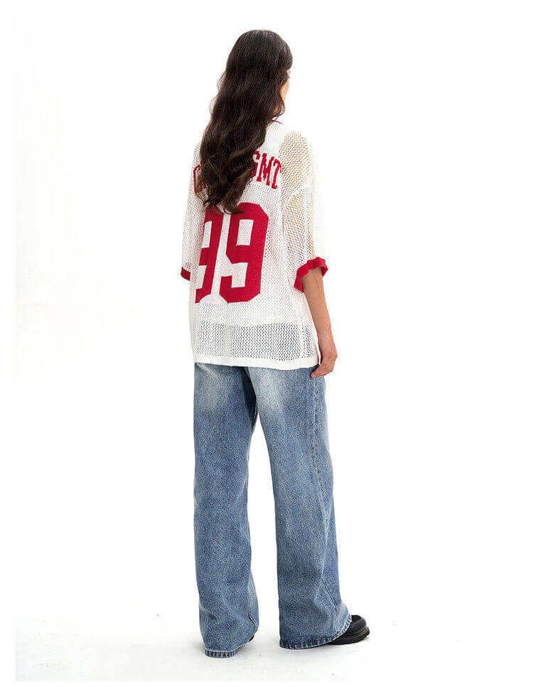 F3F Select 99 Numbering Mesh Knit Short Sleeve Jersey | Face 3 Face