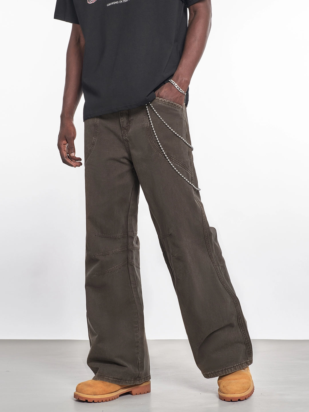 F3F Select 3D Construction Washed Pants | Face 3 Face