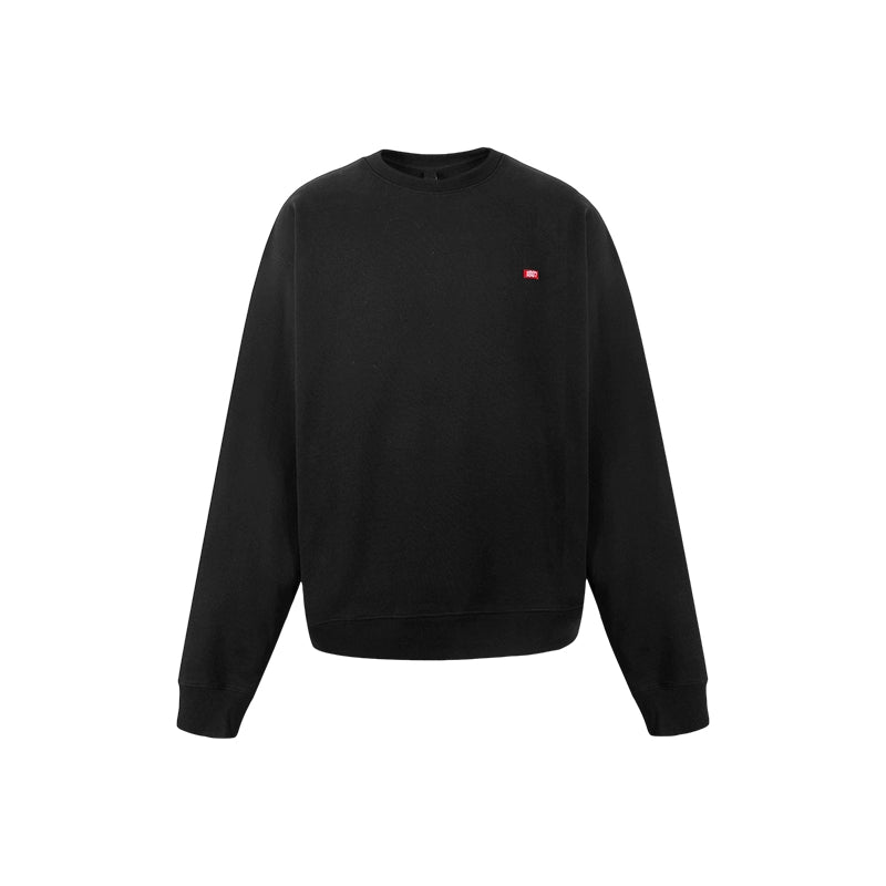 1807 One Point Box Logo Embroidery Sweatshirt | Face 3 Face