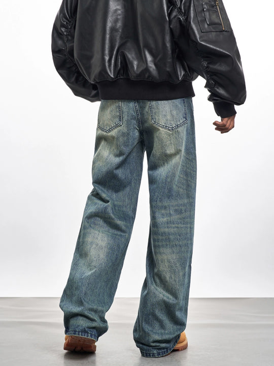 F3F Select Washed Blue Basic Jeans | Face 3 Face