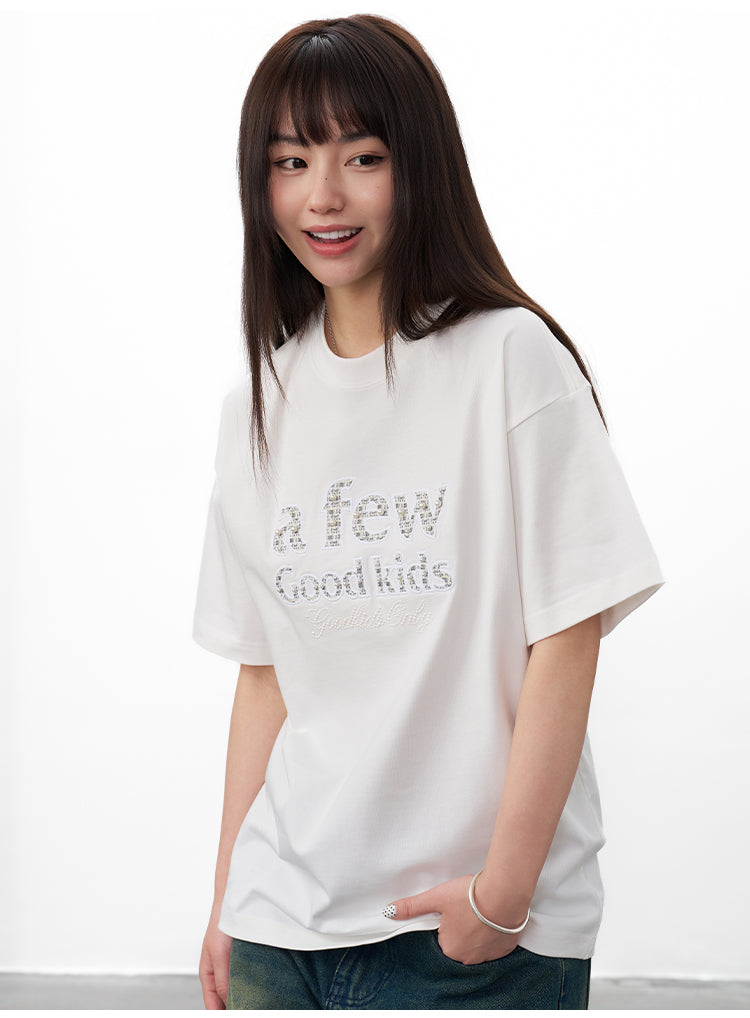 AFGK Pearl Patch Embroidered Tee | Face 3 Face