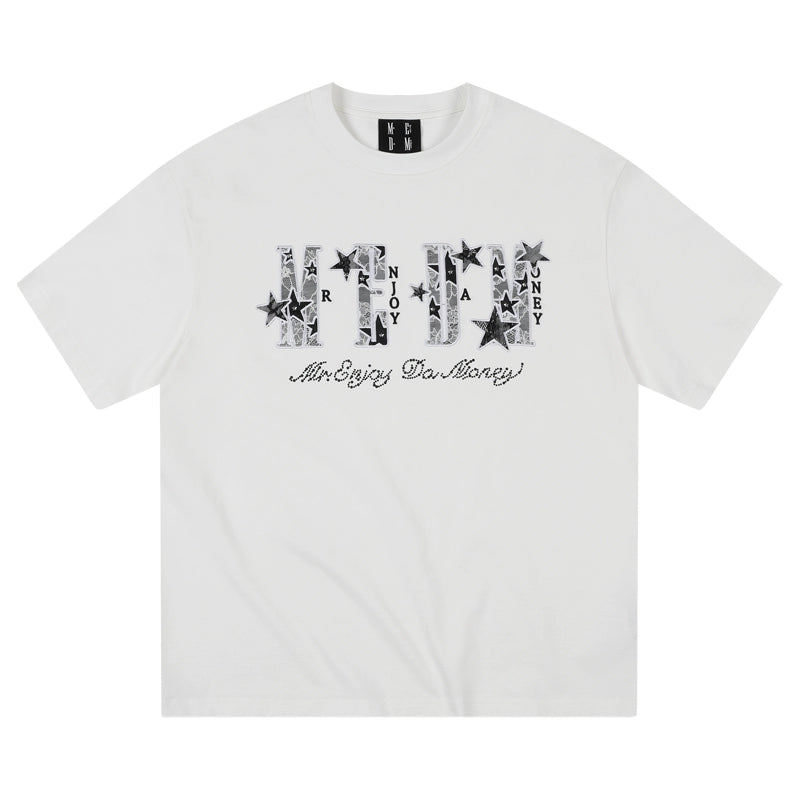 MEDM Star Lace Patch Logo Tee | Face 3 Face
