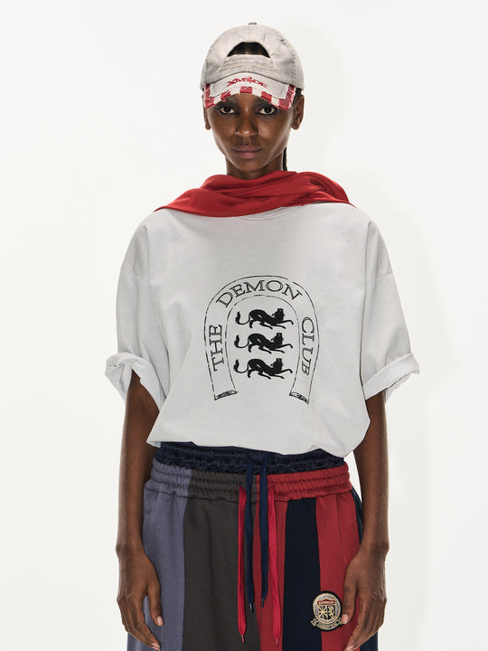 BLIND NO PLAN Washed and Aged Animal Print Tee | Face 3 Face