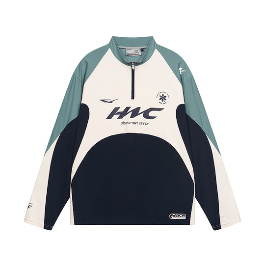 Harsh and Cruel Cycling Colorblock Zipper Tee