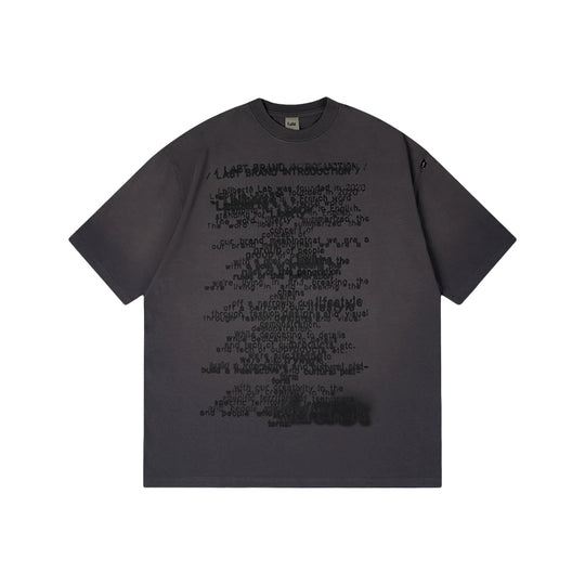 Labt Unreal Letters Print Tee | Face 3 Face