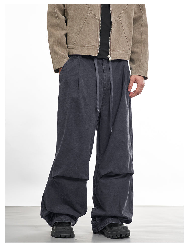 F3F Select Drawstring Ripstop Parachute Baggy Pants | Face 3 Face